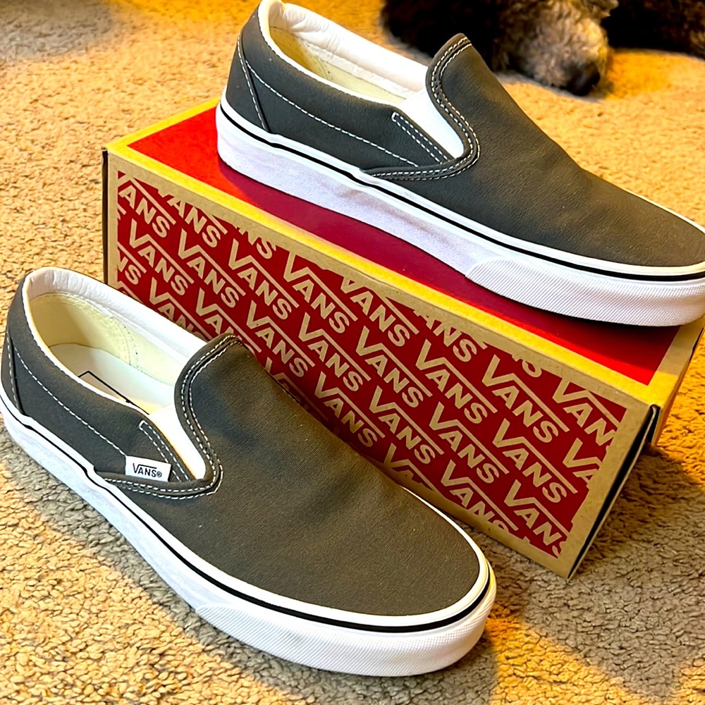 GRAY VANS, size: Women, 9.5 - Mens, 8